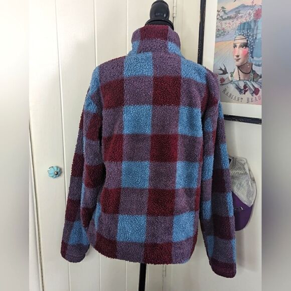 Eddie Bauer Plush Fast Fleece ¼ Zip Pullover Sweater SM Cozy Cabincore Outdoors - Picture 8 of 13